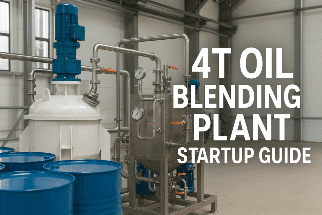 4T oil blending plant