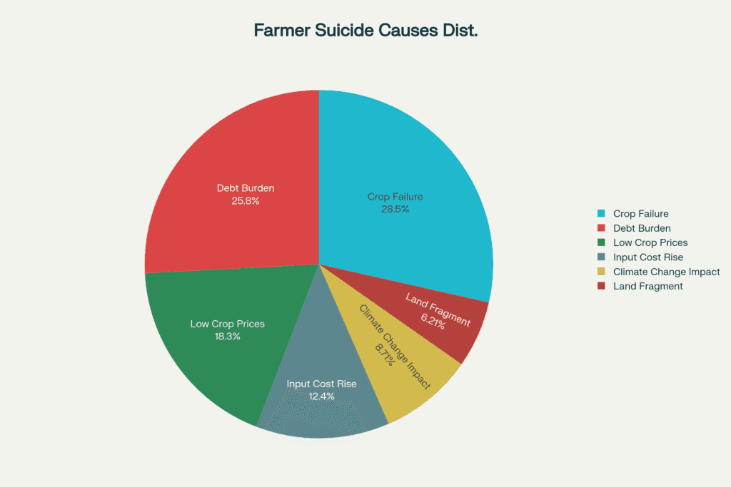 Why Farmers Die: Primary Causes Behind India's Agricultural Suicide Crisis

